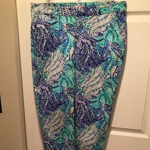 EUC Lilly Pulitzer Shana stretch crop 10 or 12